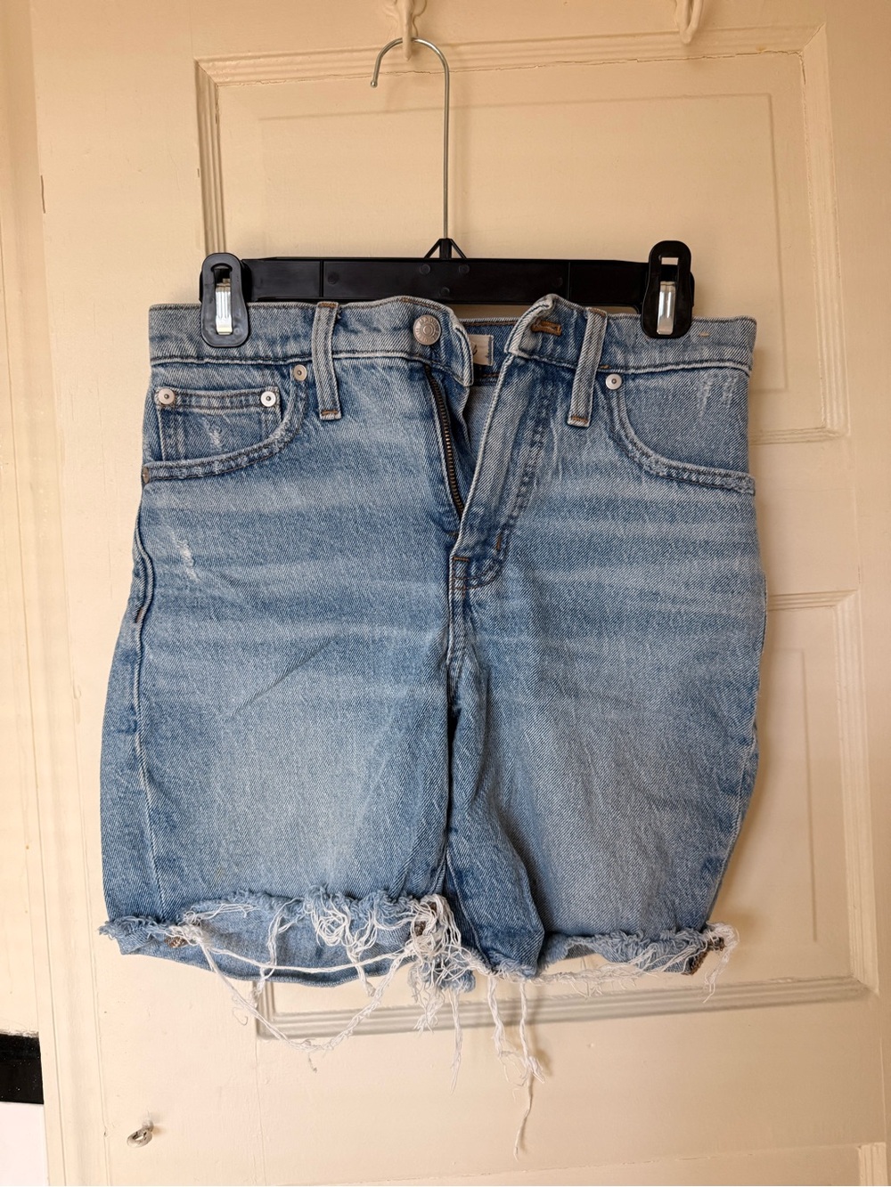 Madewell High-Rise Denim Shorts - Light Blue Wash